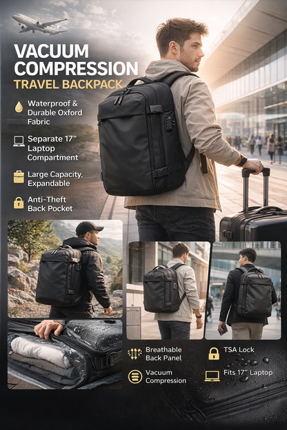 Mochila de compresión al vacío